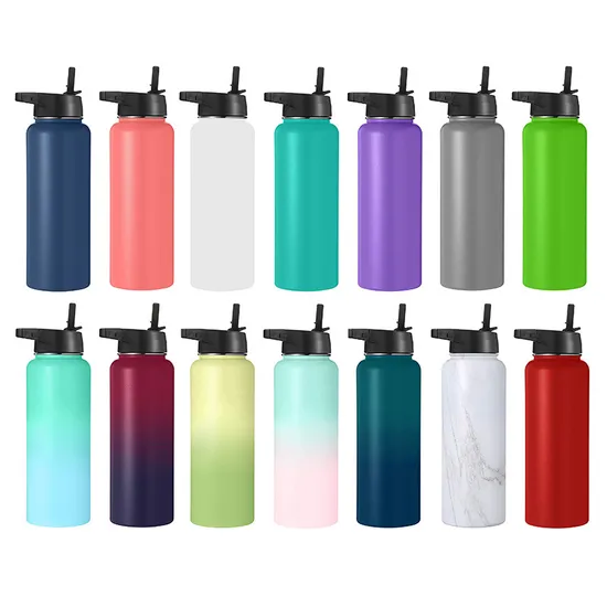 600ml Water Bottle Thermos Cup Travel Vacuum Cup